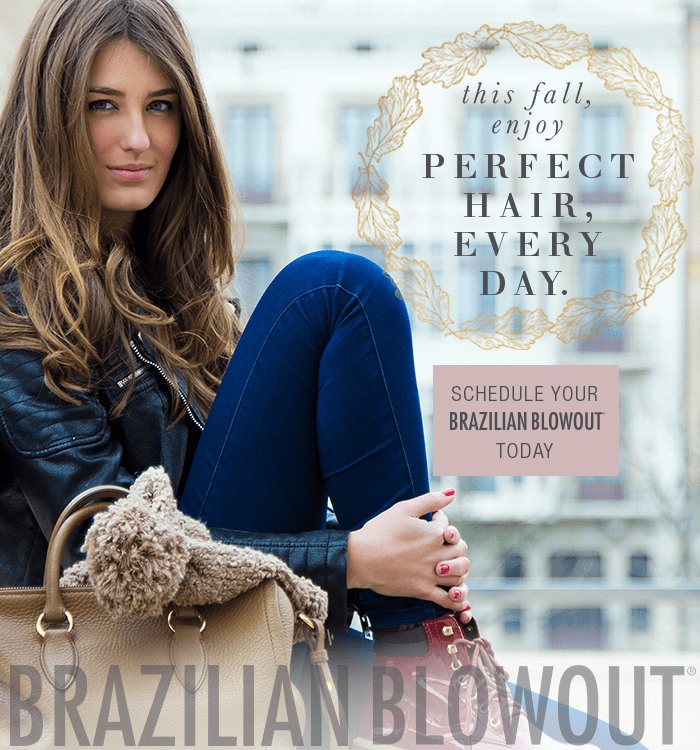 Smooth, frizz-free hair after Brazilian Blowout