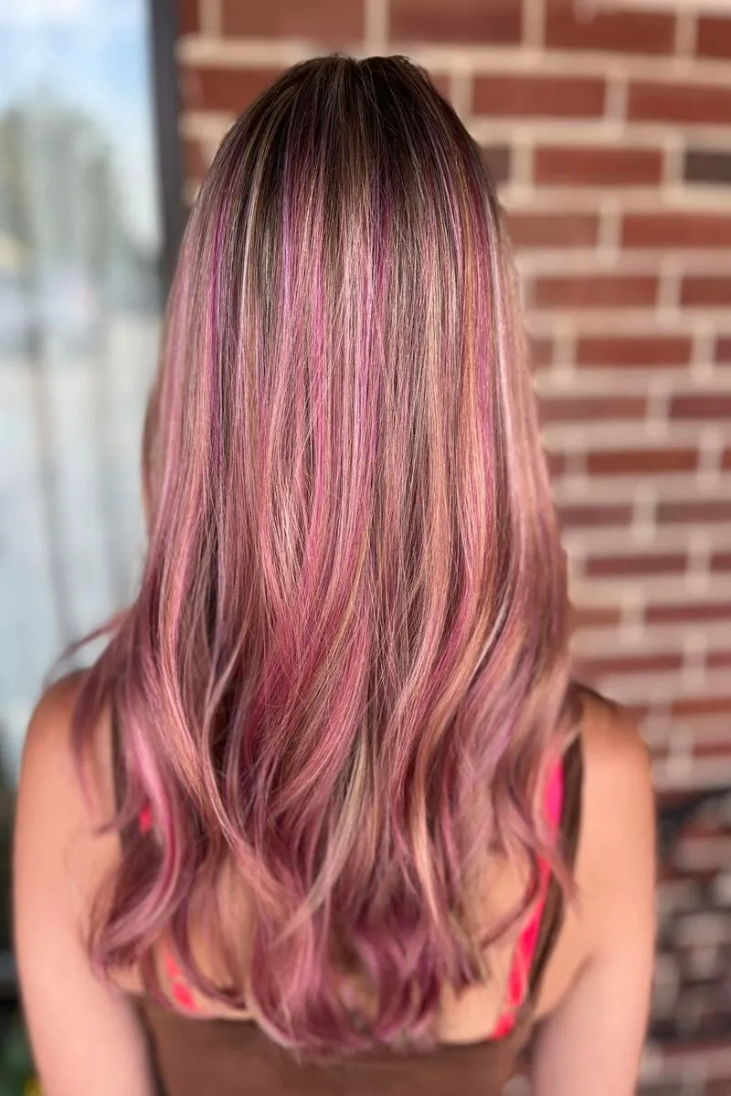 pink hair