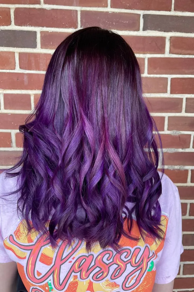 purple hair